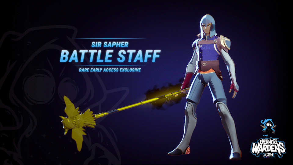 Sir Sapher Battle Staff Evermore Wardens